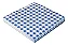 Guardanapo de papel xadrez azul (20 und) - Imagem 1