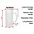 CANECA DE VIDRO JATEADO 475ml PERSONALIZADA - Imagem 2
