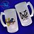 CANECA DE VIDRO JATEADO 465ml - DUFF HOMER - Imagem 1
