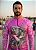 Camisa de Pesca UV50+ Tilápia Moviment Rosa - Imagem 1