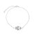 Pulseira Feminina Mão de Fátima em Prata 925 com Zircônias - Imagem 1