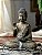 Escultura Buda em Resina – Bronze - Imagem 1