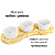Kit Conjunto Para Servir com 3 Ramequim Médio Porcelana e Tábua de Suporte Madeira Pinus - Imagem 2