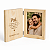 Porta Retrato Dobrável em Madeira Pinus Personalizado - Imagem 1