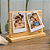 Porta Retrato Polaroid em Madeira Pinus com Base Personalizado - Imagem 1