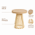 Mesa Ripada em Pinus com Tampo MDF com Borda - Imagem 6