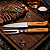 Kit Churrasco Garfo e Faca Personalizado Brinde Corporativo - Imagem 3
