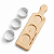 Kit Petisqueira em Pinus com 3 Bowls Personalizado - Imagem 5