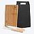 Kit para Churrasco Personalizado com Estojo em Bambu e Inox 3 Peças - Imagem 1
