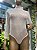BODY LOOK EM TULE COM MANGA - BRANCO - Imagem 1