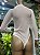 BODY LOOK EM TULE COM MANGA - BRANCO - Imagem 2