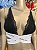 BRALETE ESTER - PRETO C/ BRANCO - Imagem 1