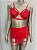 ANGEL CONJUNTO COM ARO E SAIA - VERMELHO - Imagem 1