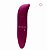 VIBRADOR GOLFINHO AVELUDADO VINHO - 6178 - Imagem 1