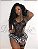 FANTASIA BODY SEXY - PRETO E SAIA ONÇA - TAM ÚNICO - Imagem 1