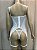 INESSA  BODY RENDA E TULE + CINTA LIGA BRANCO - 1106 - Imagem 2