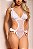 RAQUEL BODY RENDA E TULE - BRANCO - Imagem 1