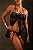 GEORGINA CAMISOLA EM TULE E ARO + FIO - PRETO - Imagem 1