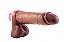 Pênis Real Dick Ultra Realístico Com Escroto e Vibro 20,5 X 4,7 cm - PCNUR031 - Imagem 1