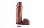 Pênis Real Dick Ultra Realístico Com Escroto e Vibro 20,5 X 4,7 cm - PCNUR031 - Imagem 3