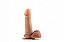 Pênis Real Dick Ultra Realístico com Escroto e Ventosa 15,3cm - PVUR008 - Imagem 1