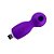 SAM VIBRADOR DE CLITÓRIS 12x PULSAÇÃO ROXO - 8282 - Imagem 2