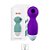 SAM VIBRADOR DE CLITÓRIS 12x PULSAÇÃO ROXO - 8282 - Imagem 1