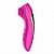 TAW VIBRADOR 10x PULSAÇÃO EM SILICONE AVELUDADO REGARREGÁVEL PINK - 8163 - Imagem 2