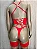 VENEZA CONJUNTO COM BOJO VERMELHO - TAM G - Imagem 2