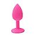 Plug Anal em Silicone com Ventosa tamanho P cor Pink - 8934 - Imagem 1