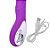 VIBRADOR PONTO G em Silicone 10x de Vibração e Regarregável Cor Roxo - 8143 - Imagem 2
