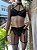 MARISA CONJUNTO EM RENDA COM ARO CINTA LIGA E CORRENTES  - PRETO - Imagem 1