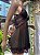 SENSUALITY CAMISOLA BOJO E TULE - PRETO C/ ROSA TAM - G - Imagem 3