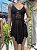 MULATA CAMISOLA COM BOJO E TULE - PRETO TAM-M - Imagem 1