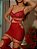 NOITE PERFEITA LINGERIE COM ARO E SAIA, MEIAS + FIO - VERMELHO BORDÔ - Imagem 3