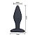PLUG ANAL M EM SILICONE COR PRETO - 5867 - Imagem 3