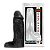 Pênis Realístico preto Maciço com Escroto 23,2cm - PAP022 - Imagem 1