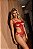 DOCE DE AMOR BODY ARO COM RENDA E TULE - VERMELHO BORDÔ - Imagem 1