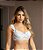 MAIA SOUTIEN RENDA COM ARO - BRANCO C/ AZUL - Imagem 1