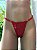 LUXO CINTA LIGA  EM RENDA E TULE + FIO - VERMELHO BORDÔ - Imagem 5