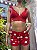 SORAIA BABY DOOL TEEN - VERMELHO BORDÔ C/ PASSARO - Imagem 1