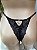 FIO RENDA COM PINGENTE TREVO - PRETO - Imagem 1