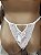 FIO RENDA COM PINGENTE STONE - BRANCO - Imagem 1