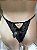 FIO RENDA COM PINGENTE STONE - PRETO - Imagem 1