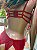 MARISA CONJUNTO EM RENDA COM ARO CINTA LIGA E CORRENTES - VERMELHO BORDÔ - Imagem 4