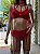 MARISA CONJUNTO EM RENDA COM ARO CINTA LIGA E CORRENTES - VERMELHO BORDÔ - Imagem 1