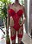MARCELA BODY COM BOJO, PERSEX E CORRENTES - VERMELHO BORDÔ - Imagem 1