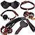 Maleta Sado de Luxo Algema, Tornozeleira com Corrente,Venda e Chicote - 8434 - Imagem 1