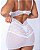 FATAL SEXY CAMISOLA + FIO EM RENDA E TULE BRANCO - TAM P - Imagem 2
