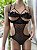 DOCE DE AMOR BODY ARO COM RENDA E TULE - PRETO - Imagem 1
